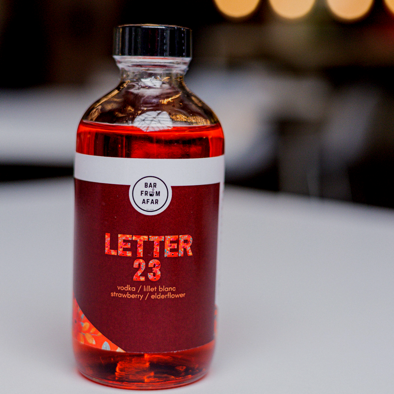 Letter 23 Bottled Cocktail